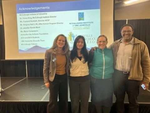 Meet Ximena Reyna-Campozano! She is a UNCA McCullough Fellow whose work is rooted (literally!) in the exploring how native plants can strengthen local ecosystems. 🌿

With guidance from ACSF board member and UNCA professor, Dr. Jen Rhode Ward, Ximena