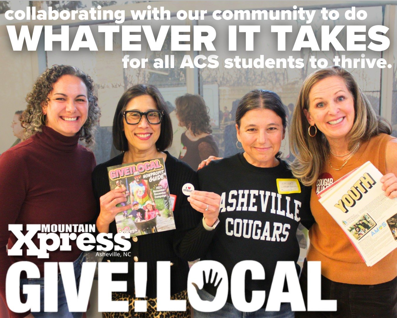 Have you grabbed your FREE High Five coffee yet? ☕️✨

Grab a copy of the Give!Local guide, donate $25 to the Asheville City Schools Foundation, and we will send you a complimentary coffee card from our friends at High Five Coffee!

High Five owners J