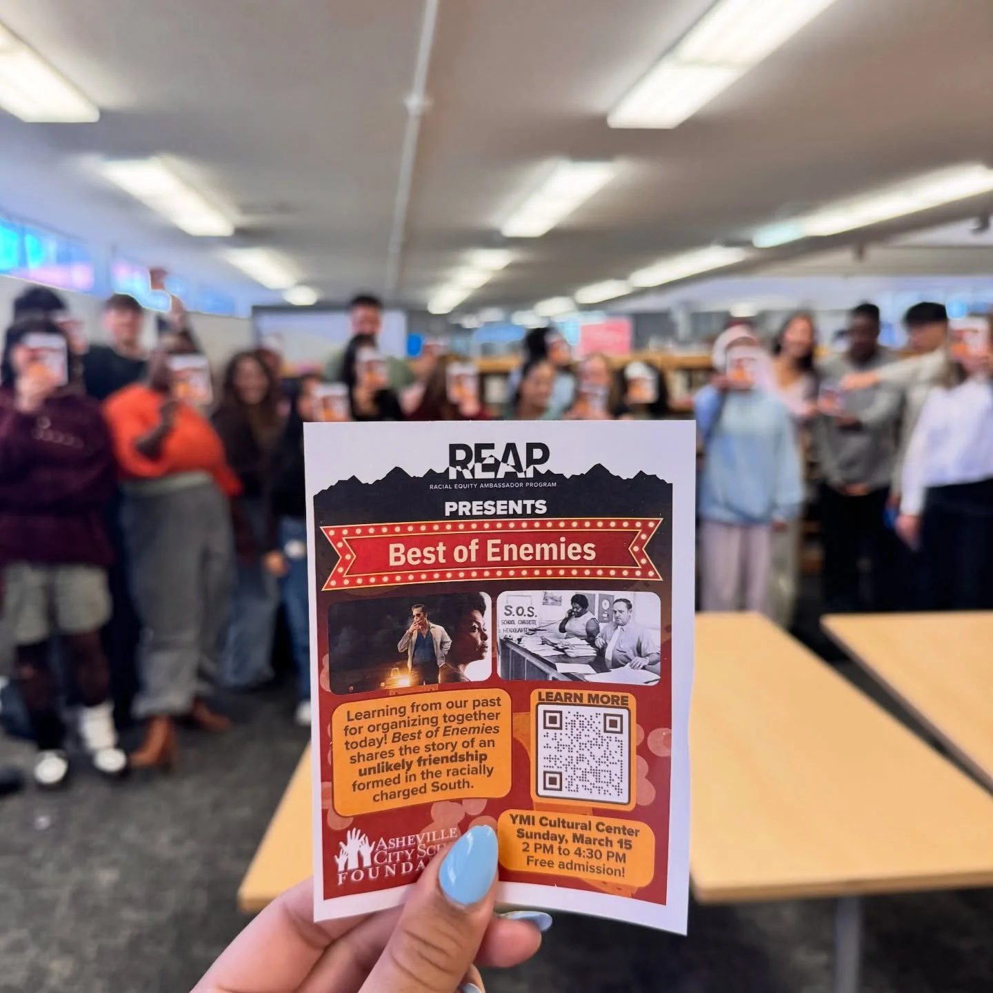 FREE COMMUNITY MOVIE SHOWING! 🎬

Join REAP this Sunday 2-4:30 PM at the YMI Cultural Center for a showing of Best of Enemies! 

As we organize for change today, we must continue learning from the past. Best of Enemies tells the story of an unlikely 