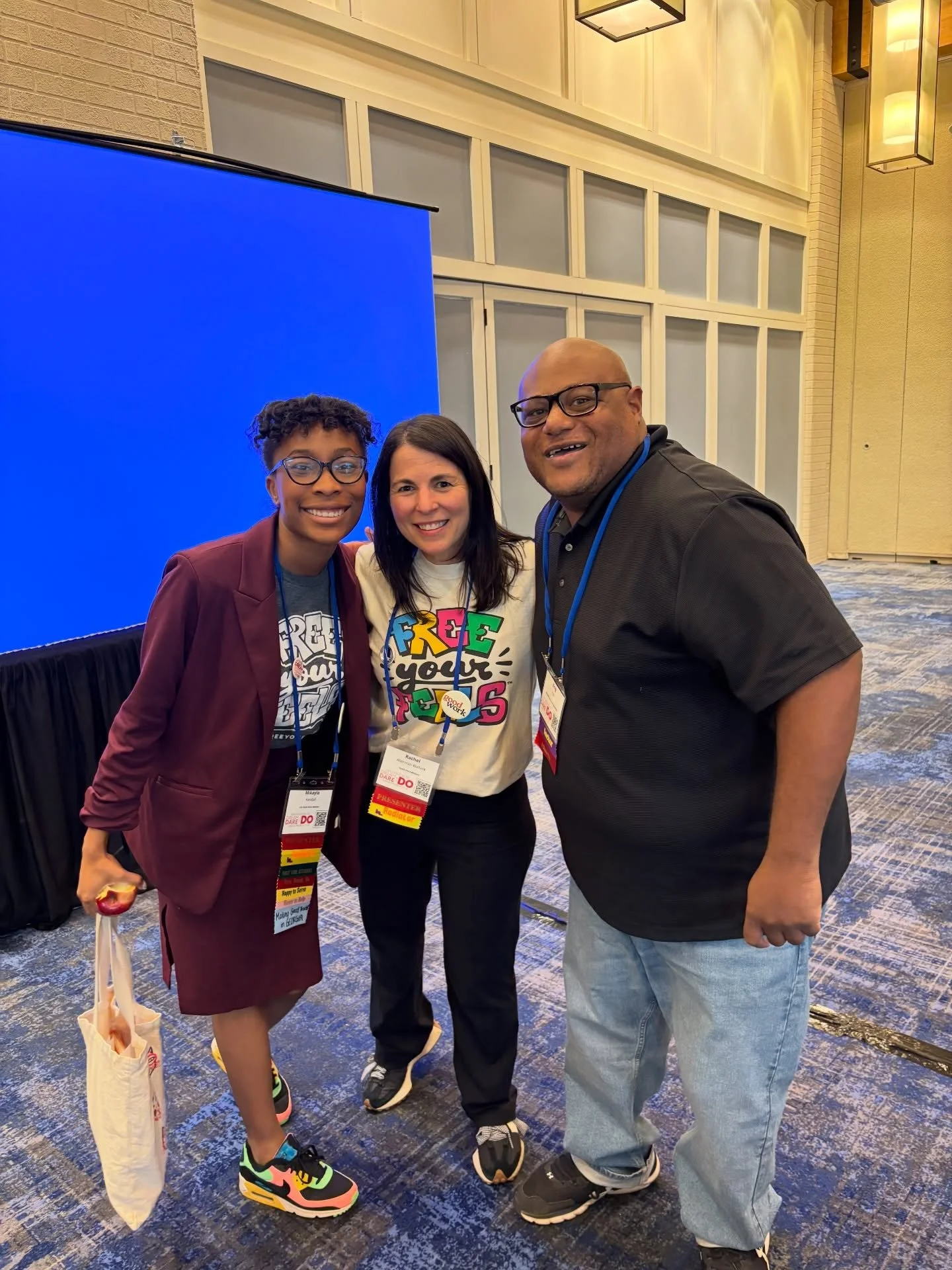 A year ago, we met Rachel (middle) from Youth Voice Matters in Tennessee while presenting at the National Association of Education Foundations conference. Not long after, she visited Asheville and we started dreaming together about what youth and adu