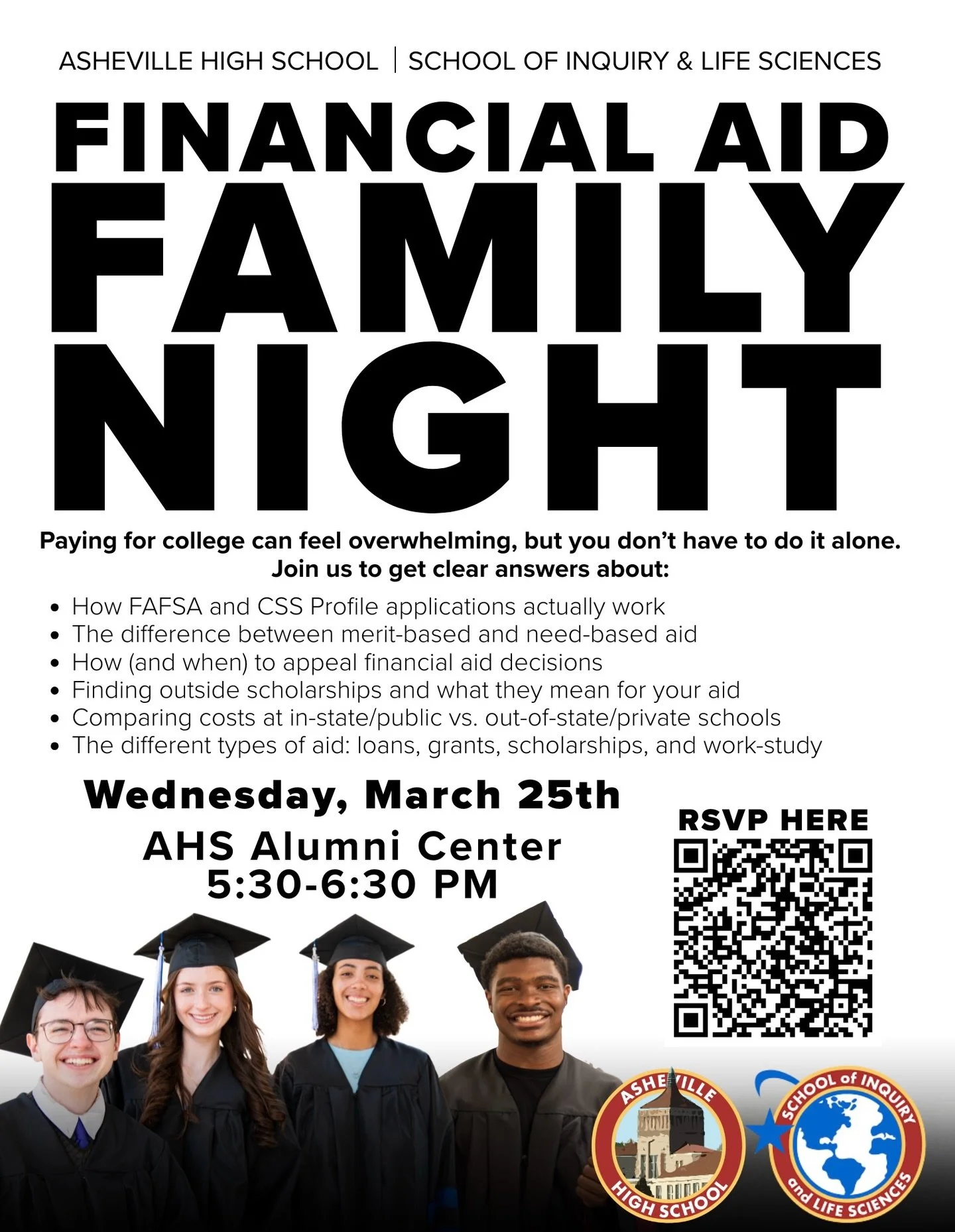 We will see you Wednesday in the Alumni Center! 

#WhateverItTakes #ACSF #ACS #CougarPride #CougarCrew