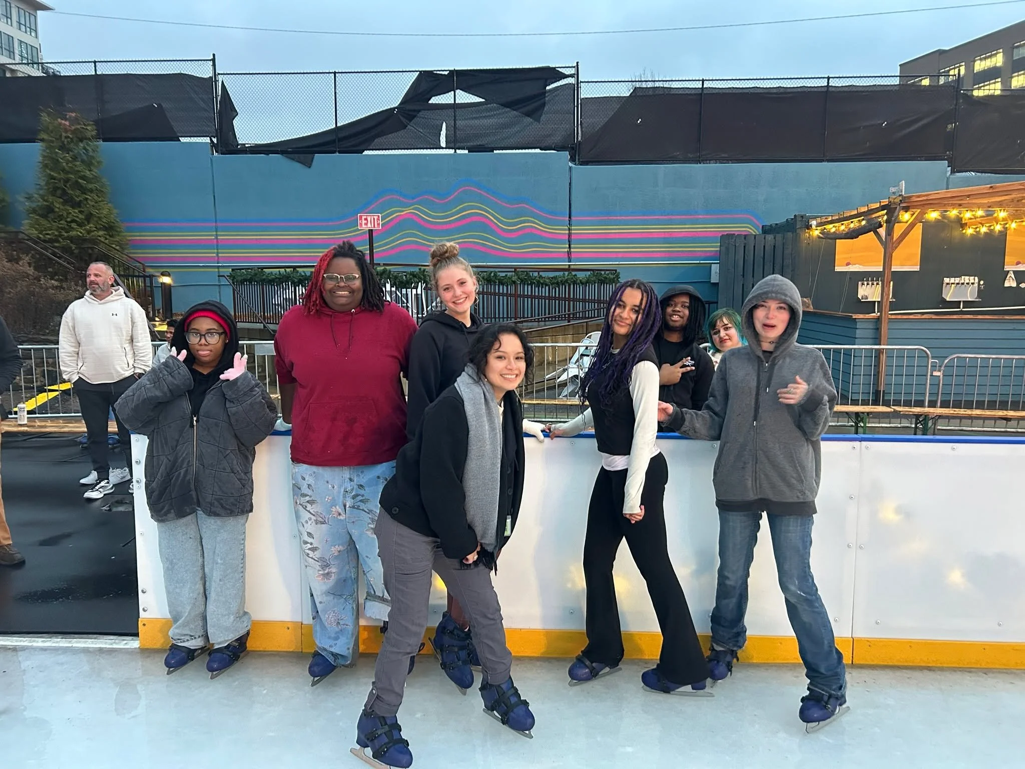 #TakeUsBackTuesday ❄️⛸️

Not all the way back to the cold weather&hellip; but definitely back to DREAM&rsquo;s winter outing on the ice! We had a lot of laughs, a few wobbles, and made so many good memories with these leaders. 💙

#WhateverItTakes #A