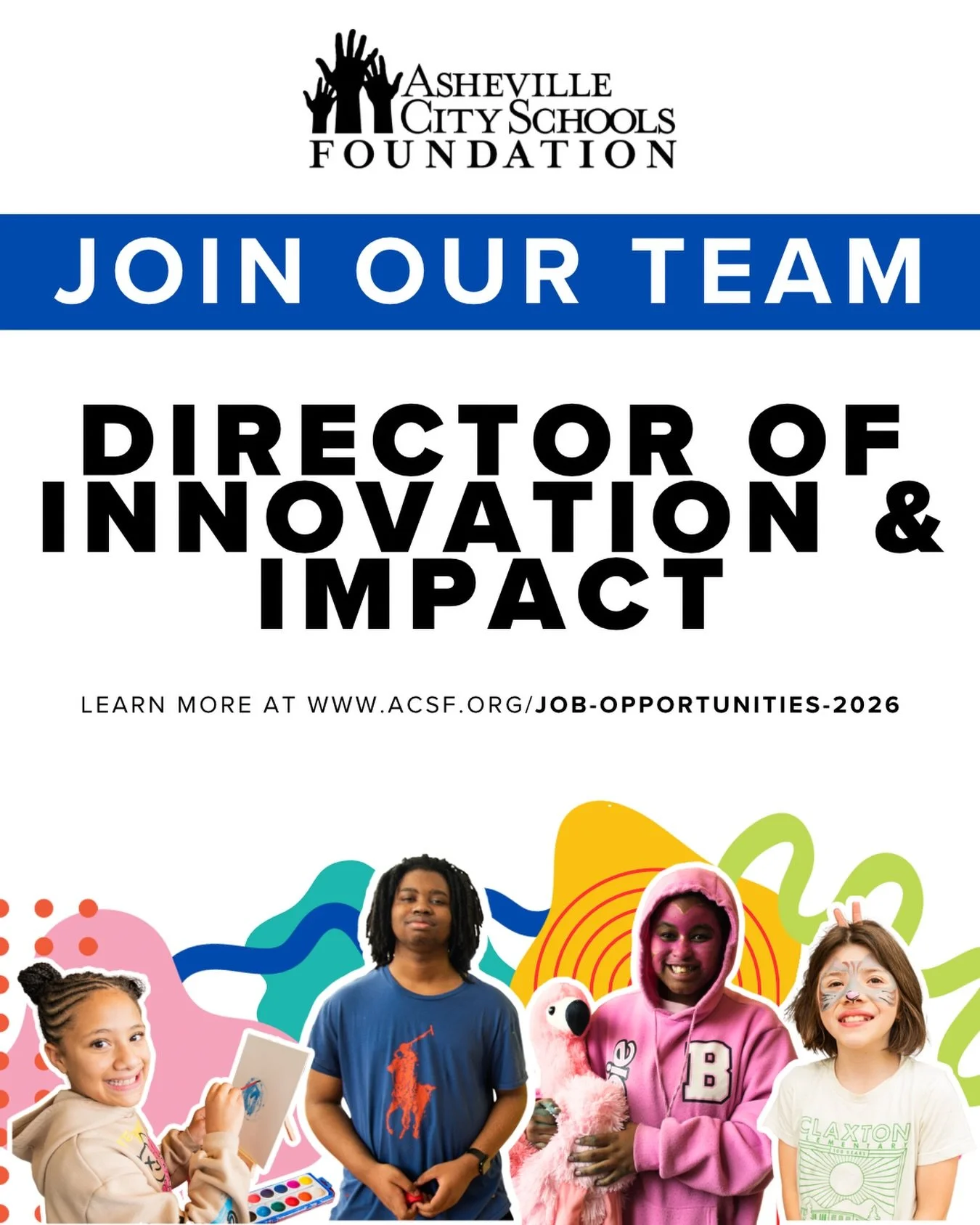 Would you like to work somewhere that feels like purpose, not just a paycheck?

At ACSF, our days are filled with supporting students, lifting up educators, and creating opportunities for them to THRIVE. Join us! 

Learn more at acsf.org/job-opportun