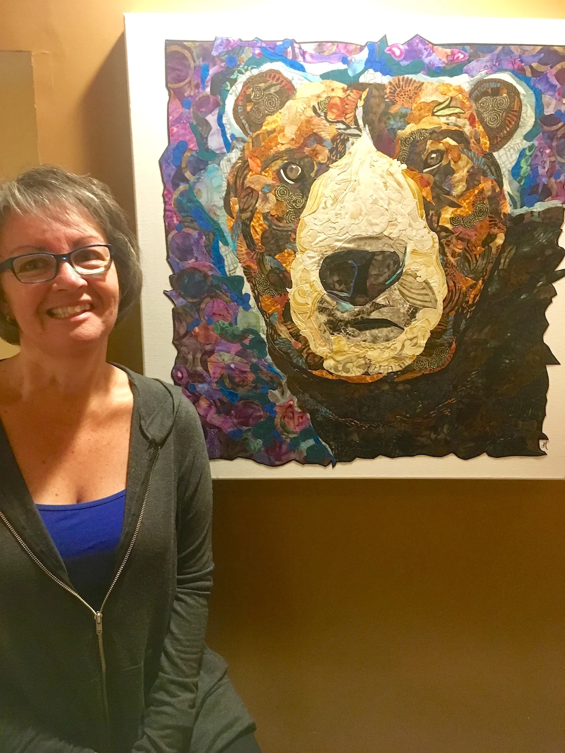 Joyce Henneberry, Artist. Wall Art. Thread Painting. Quilts. From Brevard, NC.