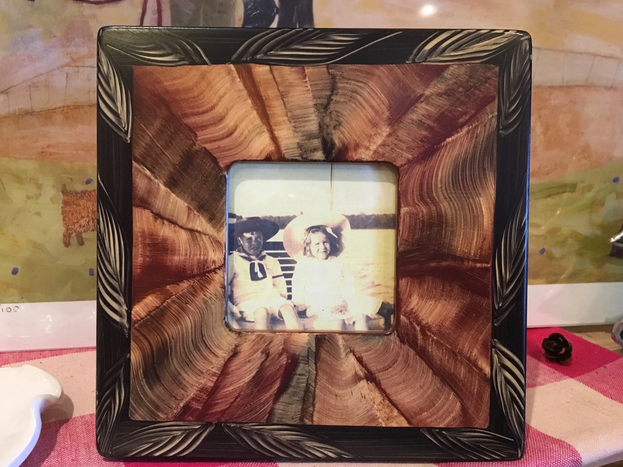 Hand Painted Photo Frame