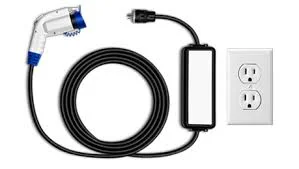 Level 1 Charger: Comes standard with EV