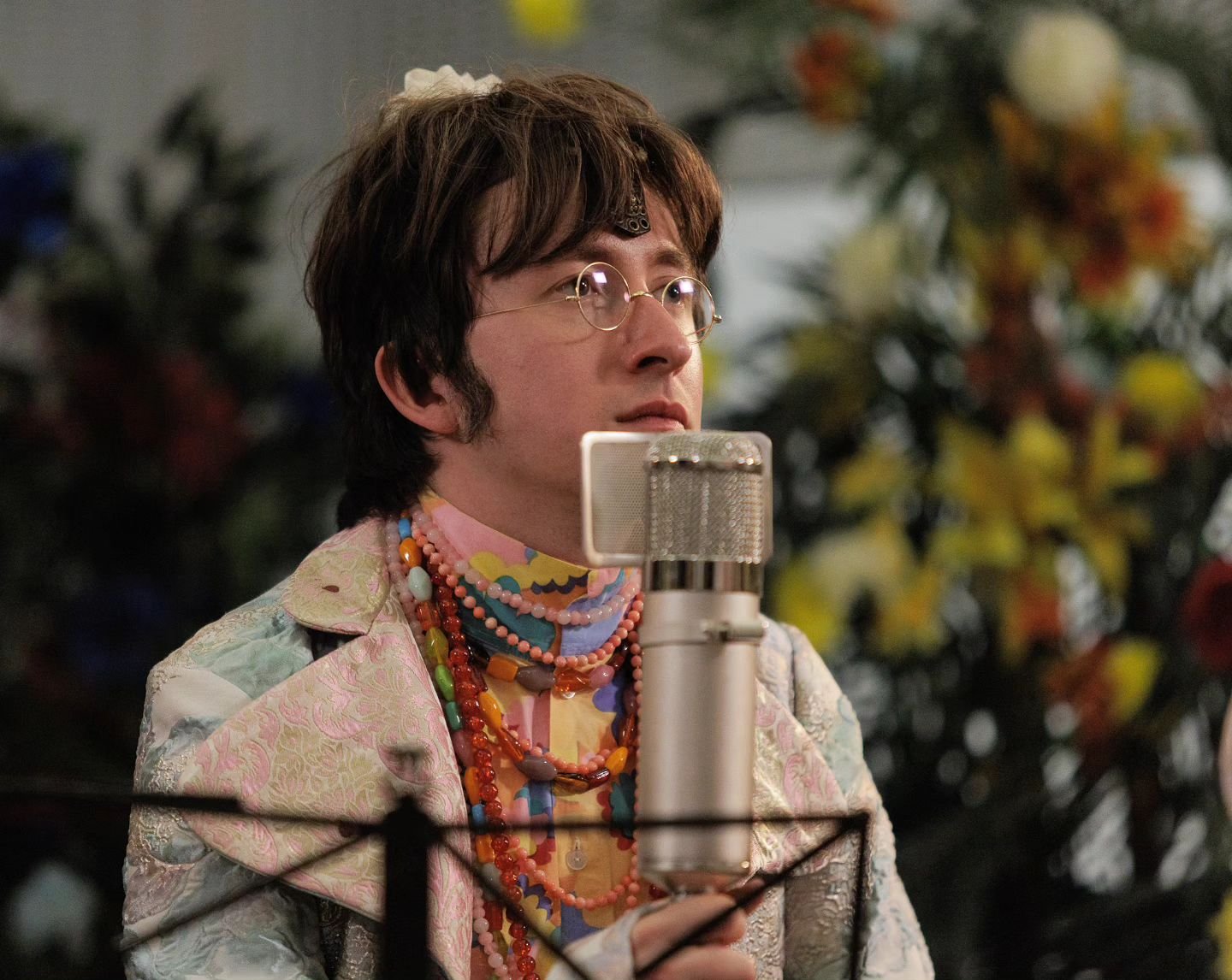 My image of @jonahlees as John Lennon on the set of @midasmanmovie 
The attention to detail on this film was insane. This was taken on the set of the live performance of All You Need Is Love.