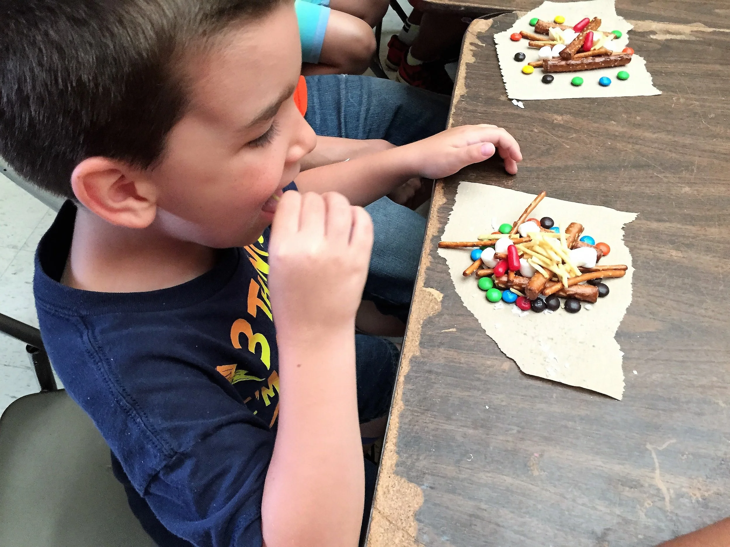 Eating - and learning about - the elements of a campfire