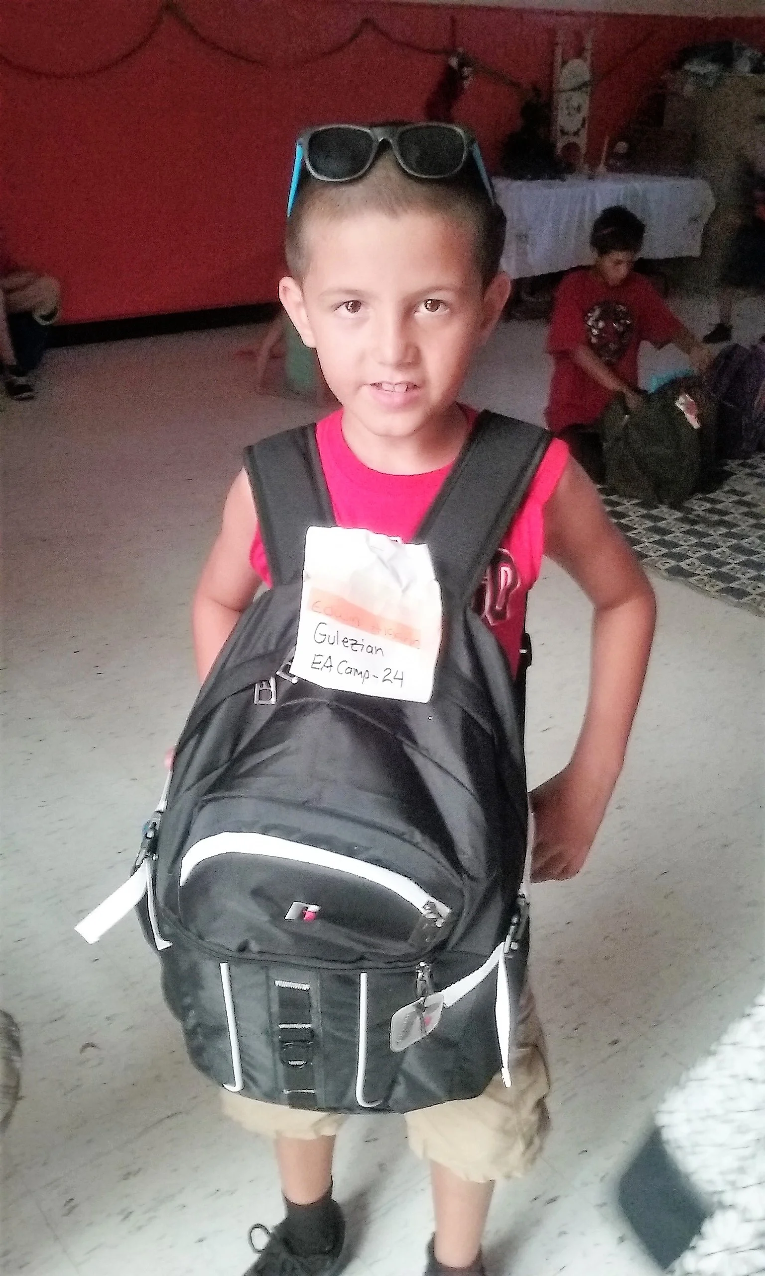 Proud owner of a new backpack!
