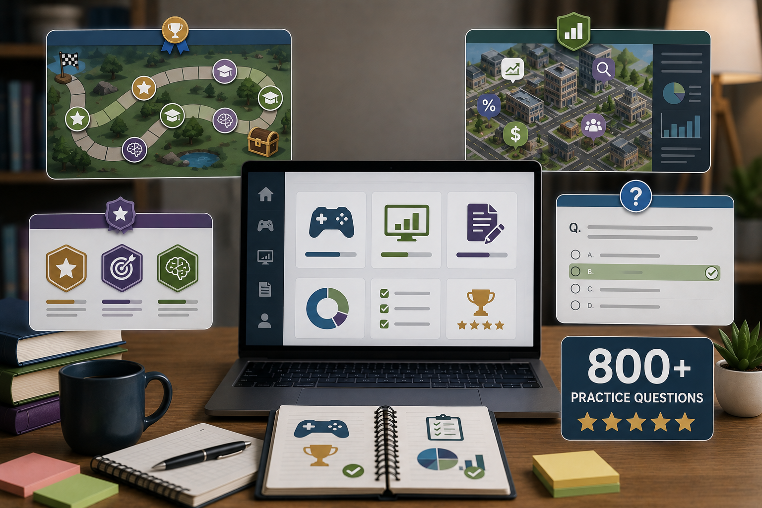 Inside TAPA's CPA Exam Review Courses: Games, Simulations, and 800+ Practice Questions