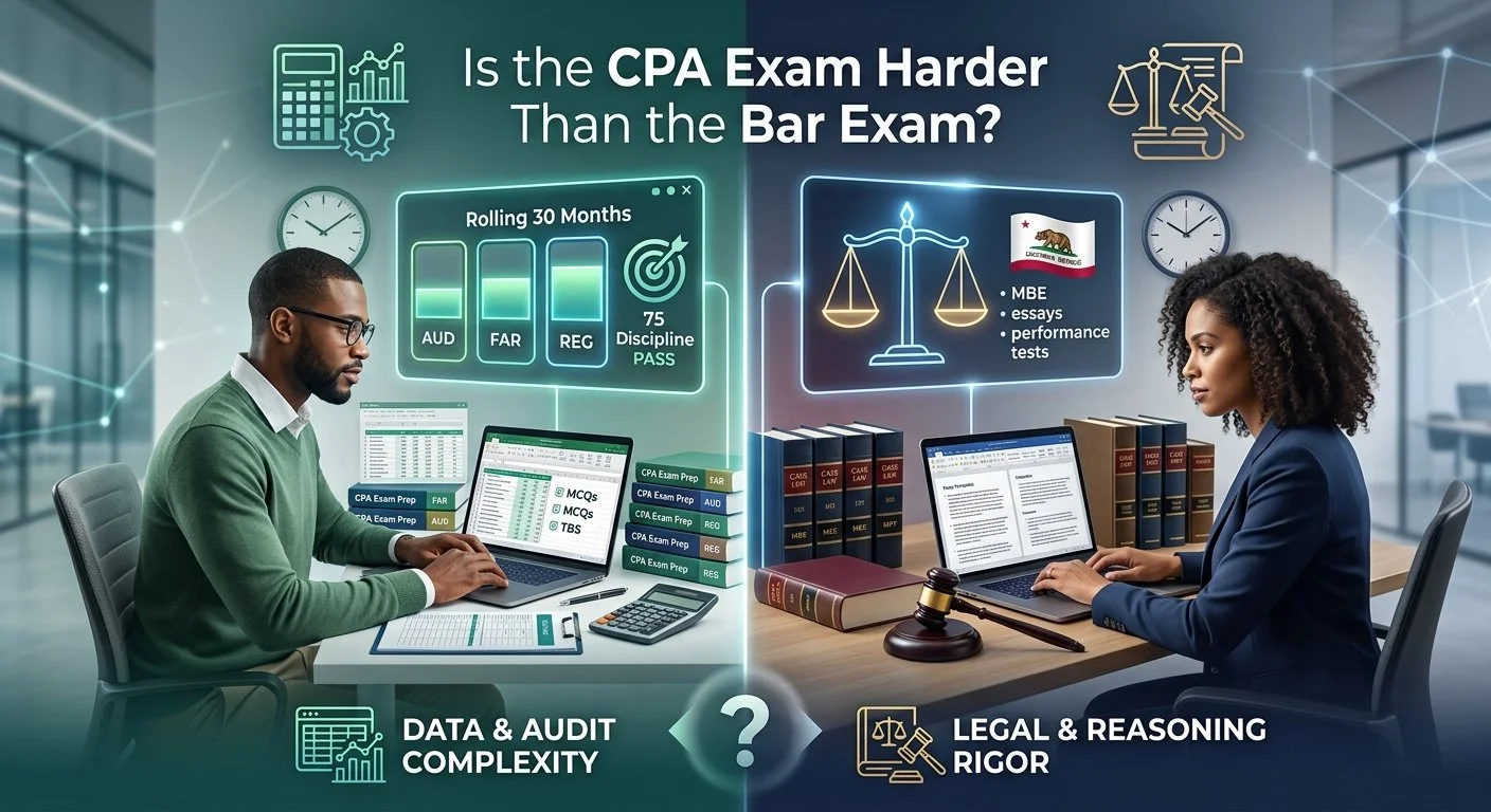 Is the CPA Exam Harder Than the Bar Exam?