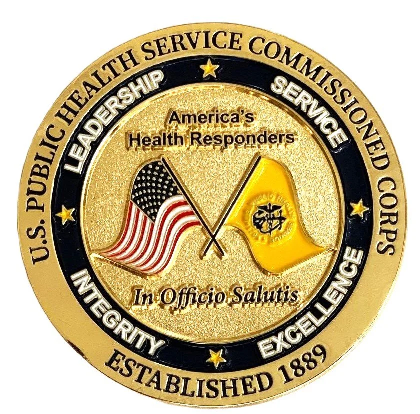 NEW! USPHS Rank Challenge Coins — FAES Retail@NIH