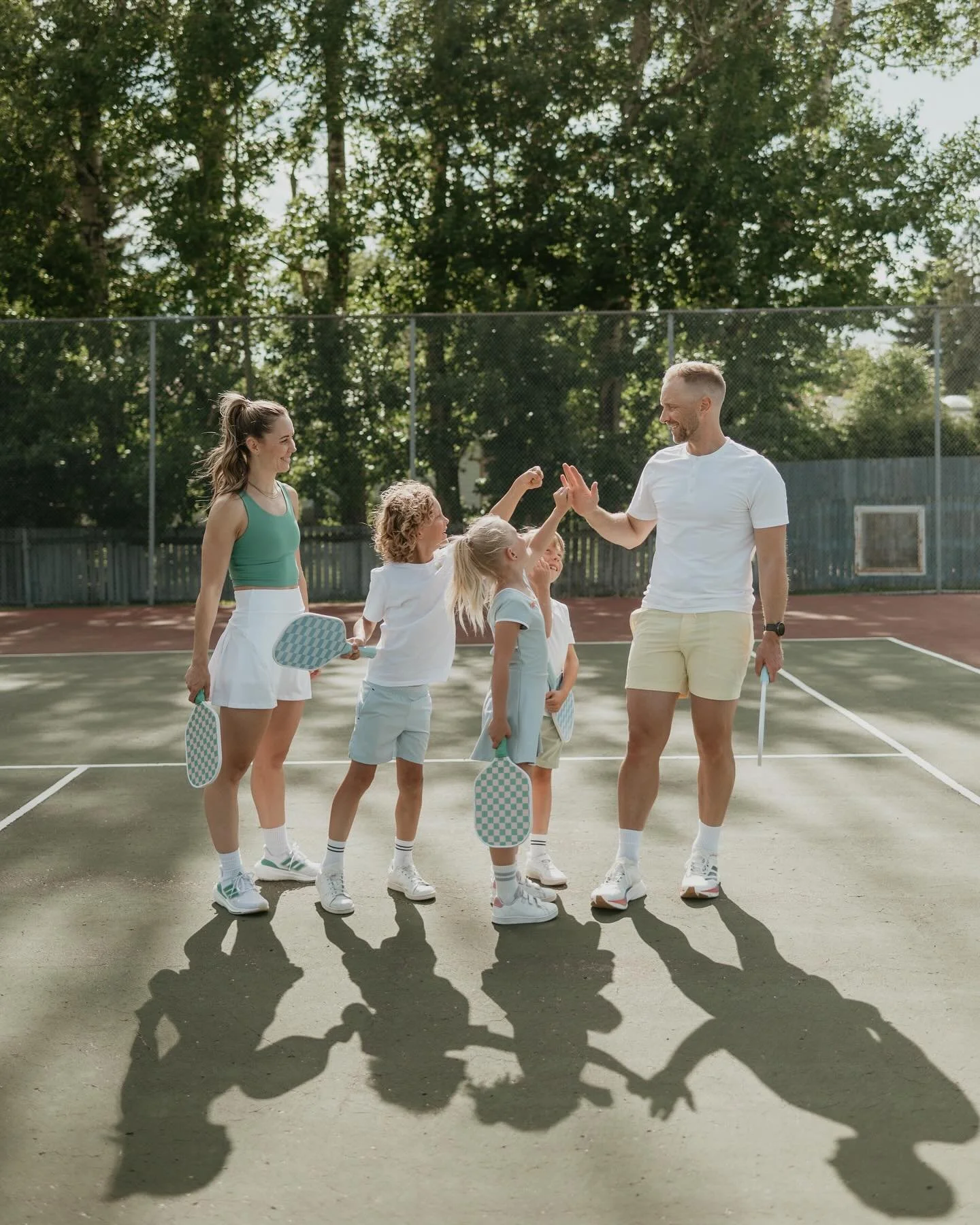 Somebody pinch me! I finally get to share these images! At the beginning of this year I shared with y&rsquo;all my &ldquo;2025 wishlist sessions&rdquo; and this was one of them, a family pickleball session! Dreaming this idea up is one thing but seei