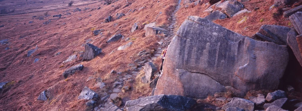 Maddy Cope at Stanage, UK