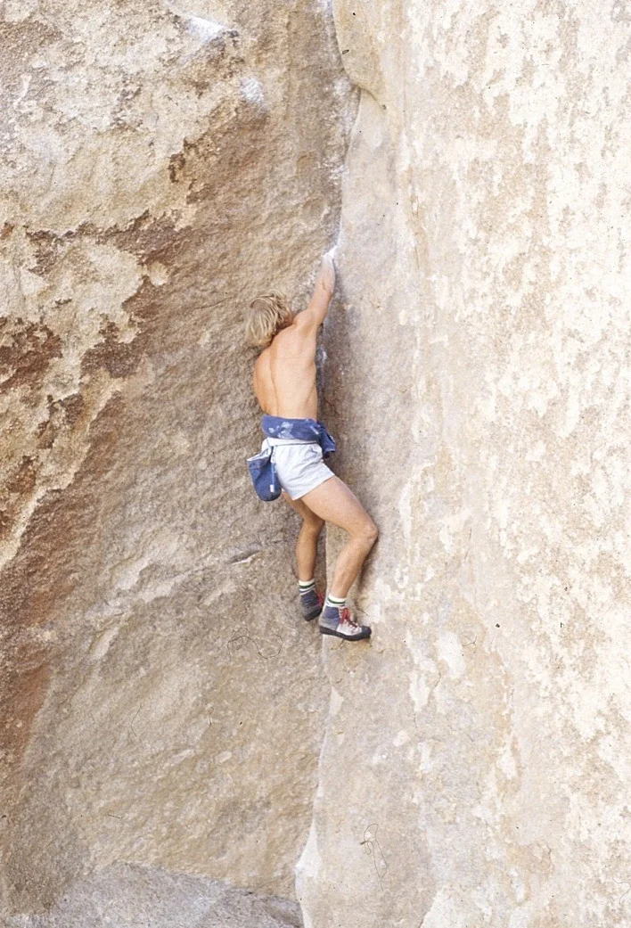 John Bachar soloing Spider Line