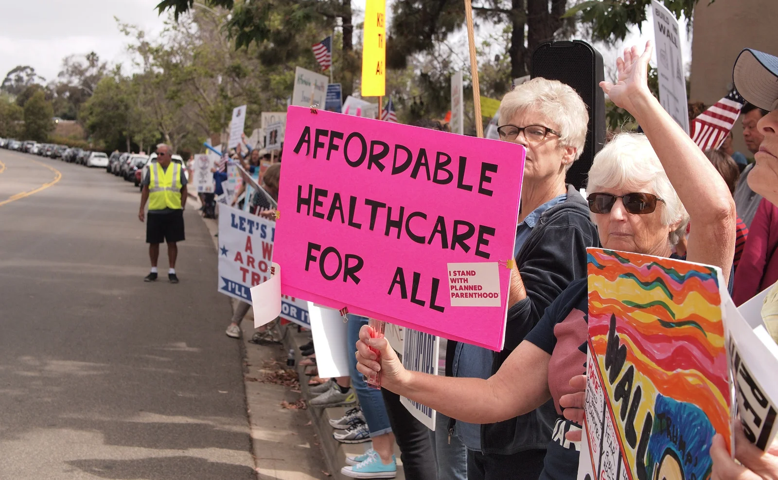 Wall of Shame Rally - Vista - April 25, 2017