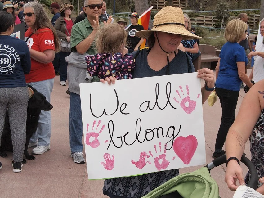 March Against Islamophobia - Oceanside Strand - June 10, 2017