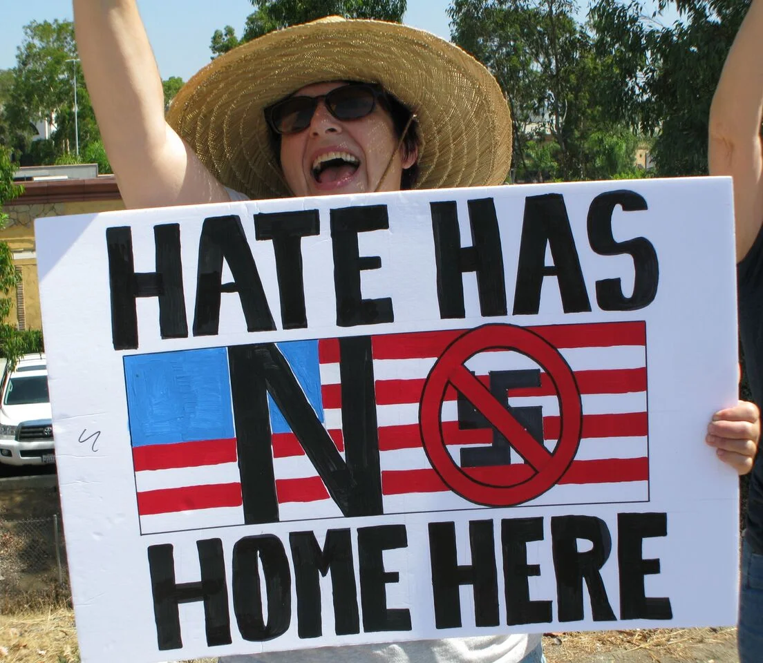 No To Racism Rally - Escondido - August 19, 2017