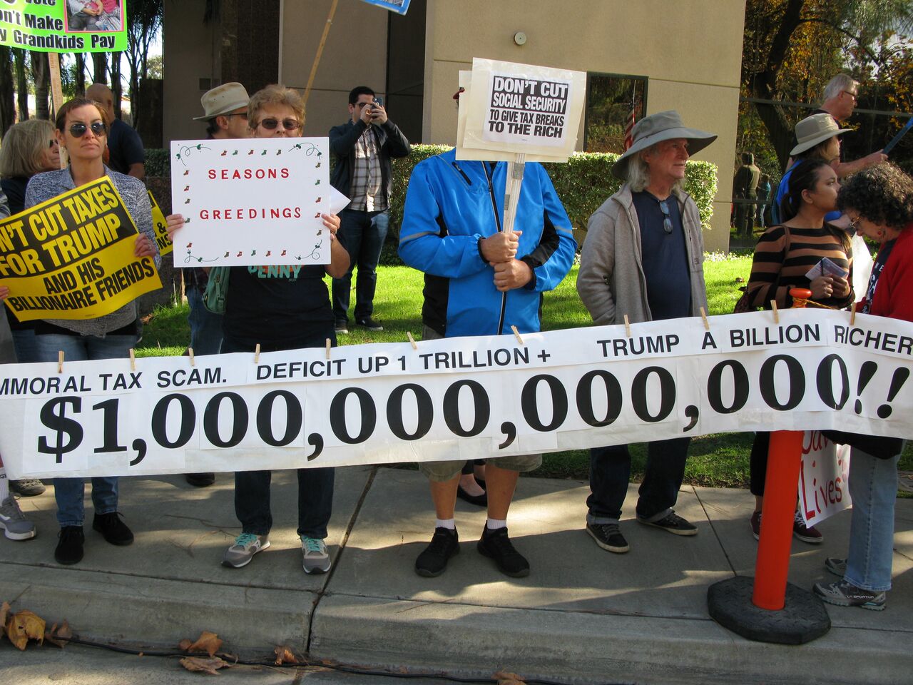 Tax Scam Rally - Vista - December 5, 2017
