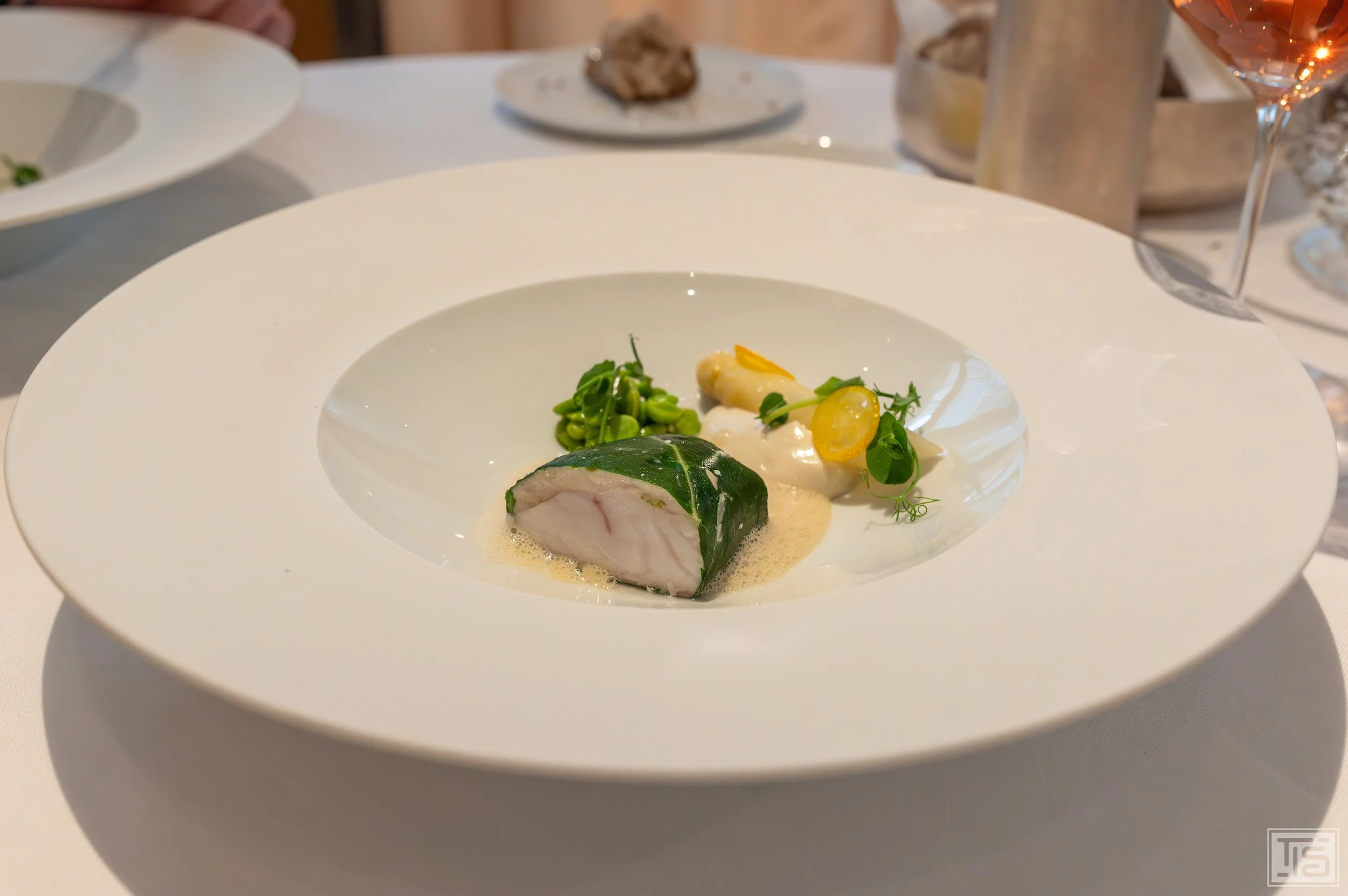 Wolfsbarsch von Dario Moresco in Restaurant Orsini in Zuerich