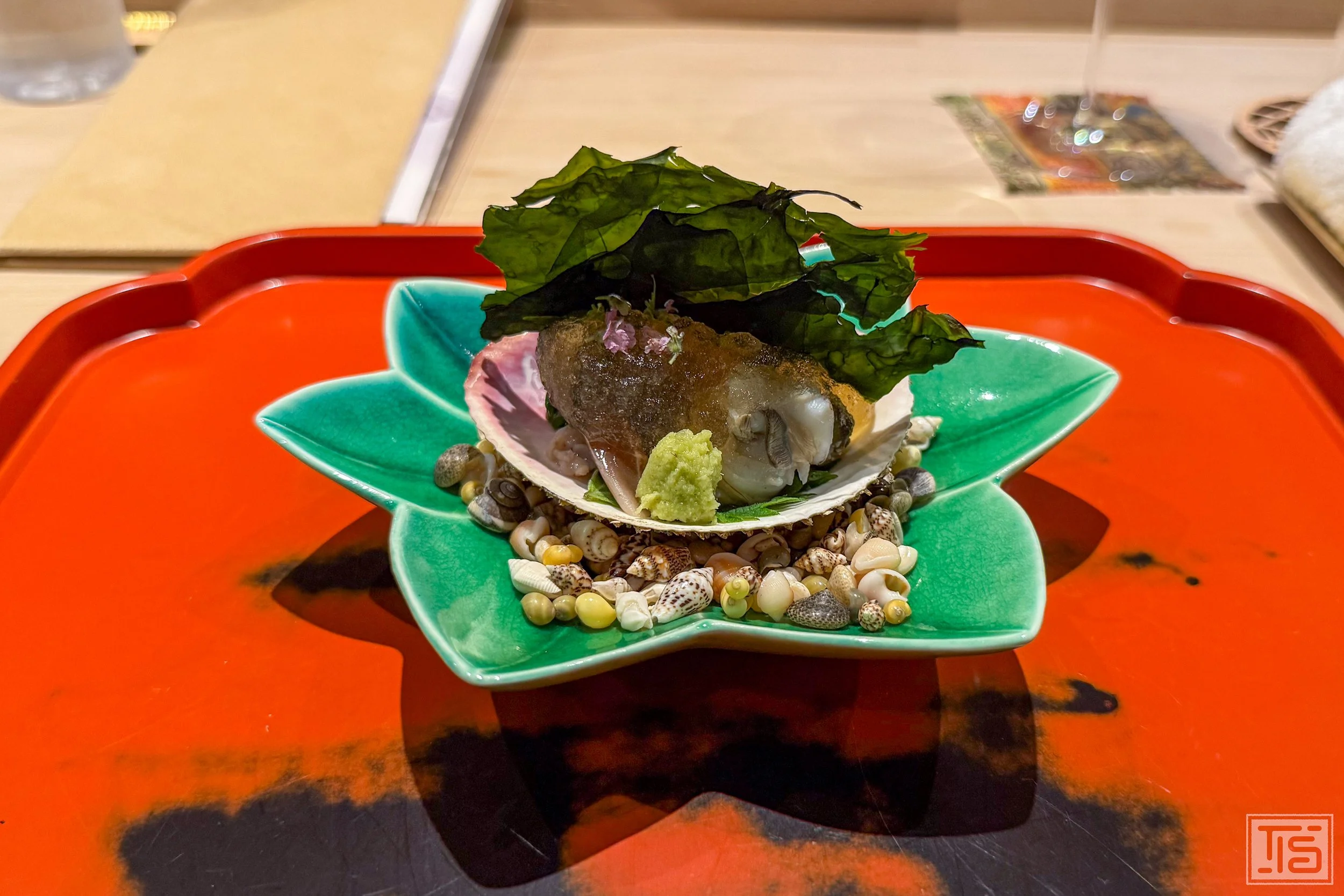 Sushi: Torigai (Herzmuschel) im Gion Nishikawa