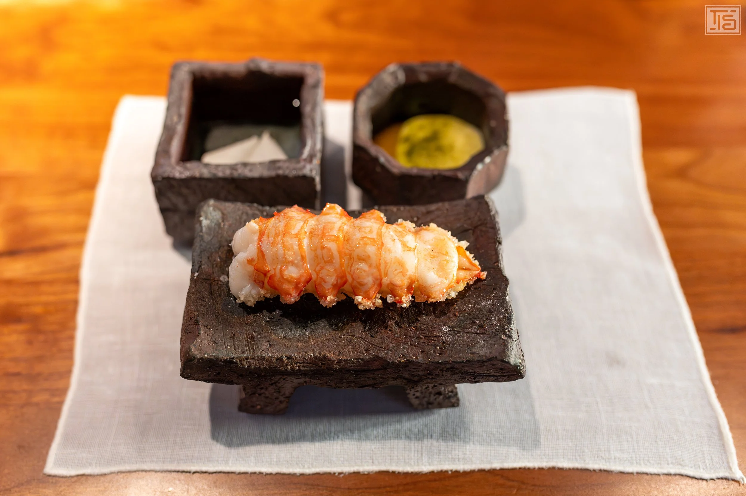 Bjorn Frantzens Signature Gericht Kaisergranat im Drei Sterne Restaurant Frantzen in Stockholm