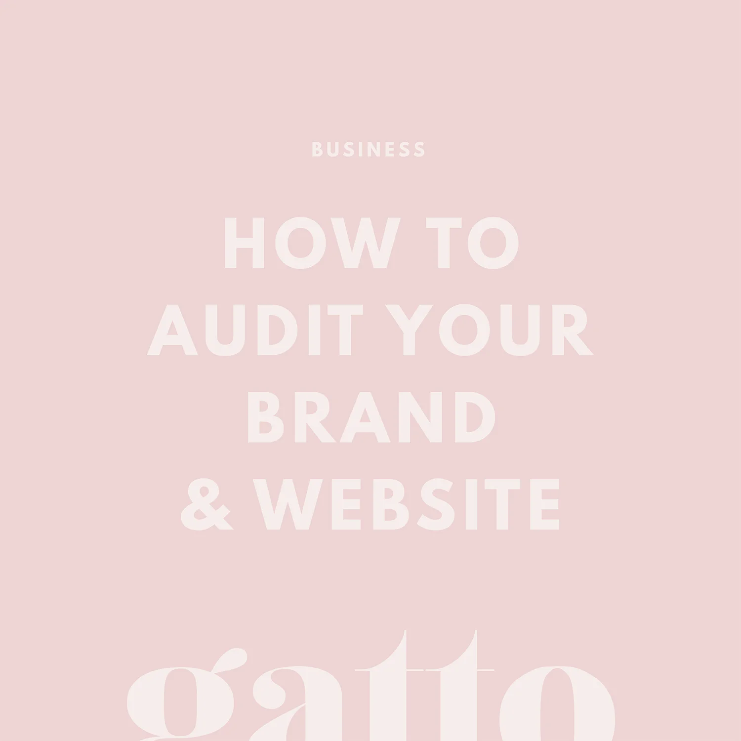 Branding | Website Audit | Small Biz | Creative Business