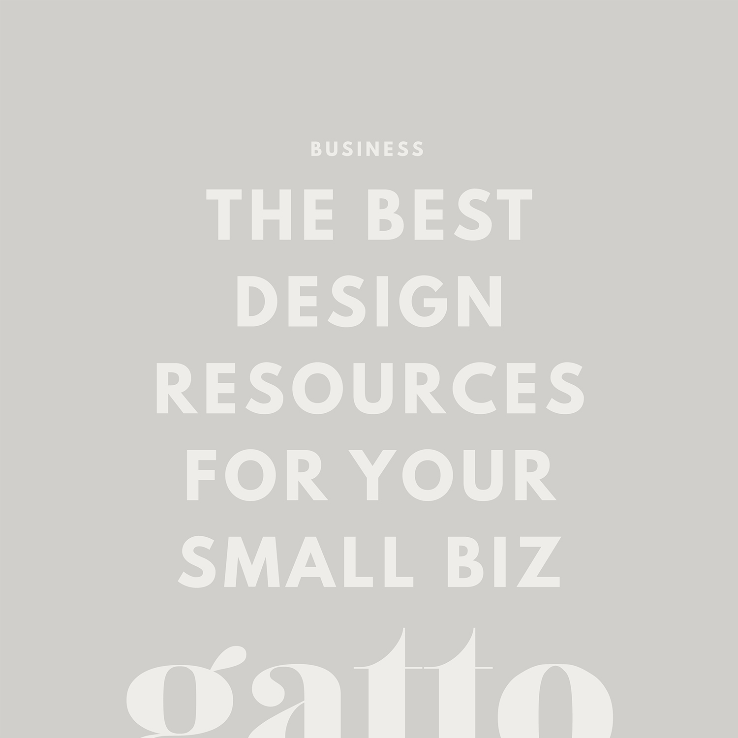 Design Resources | Creative Business | Branding & Website Design | Small Biz