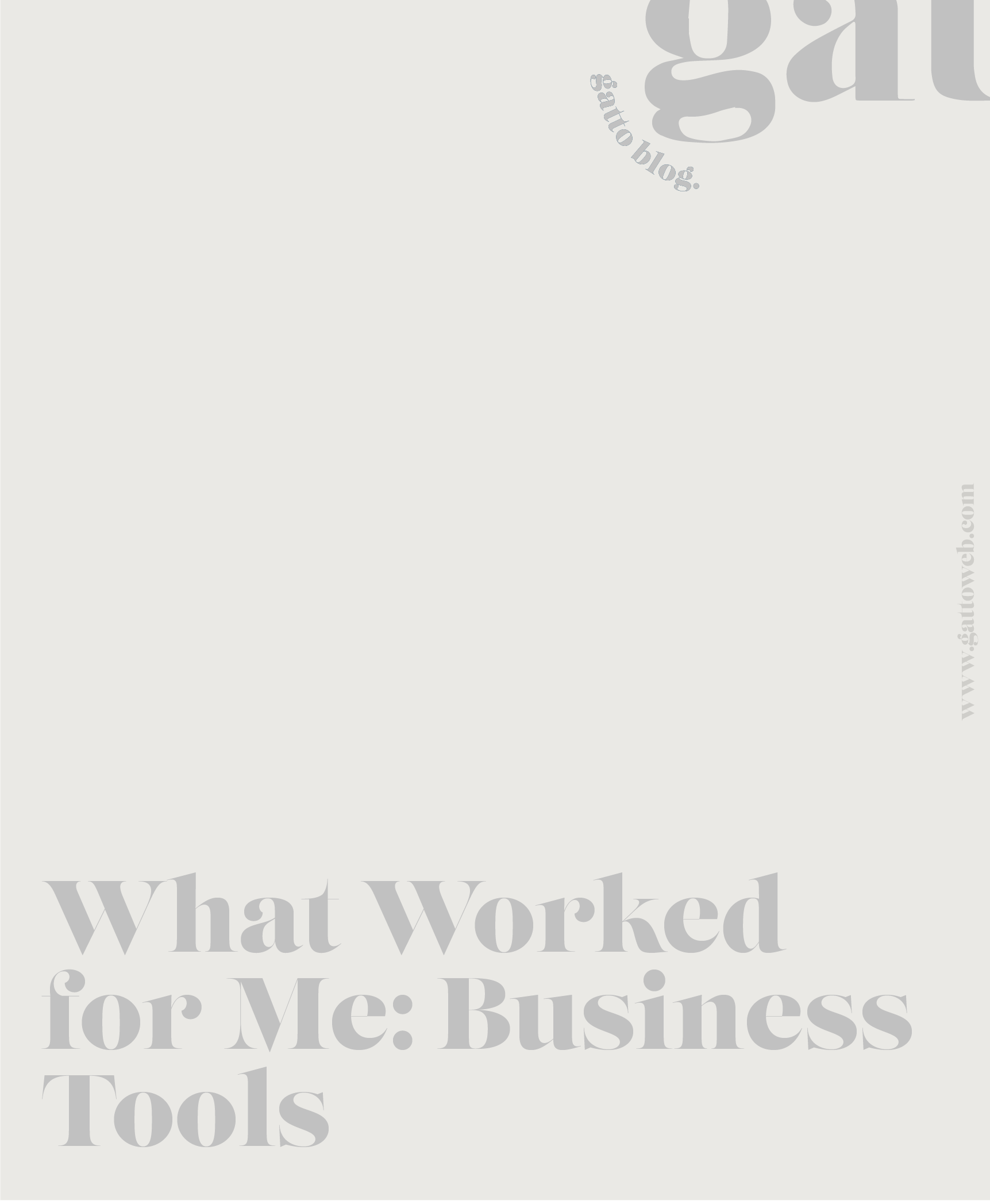 Business Tools That Worked For Me | Online Biz | Creative Designer | Small Business Tips