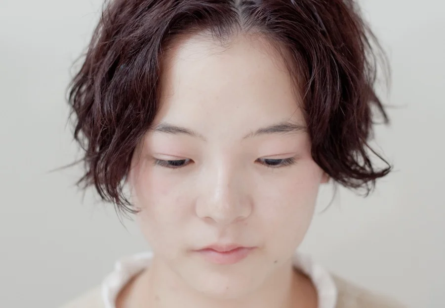 くせ毛ショート