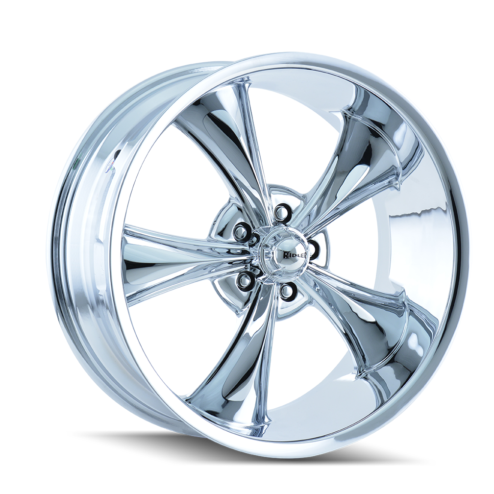 17x8/5x120.65mm Ridler 695-7861MB Style Wheel with Matte Black Finish 