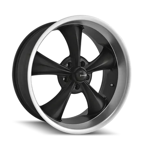 695 Black W/ Machined Lip