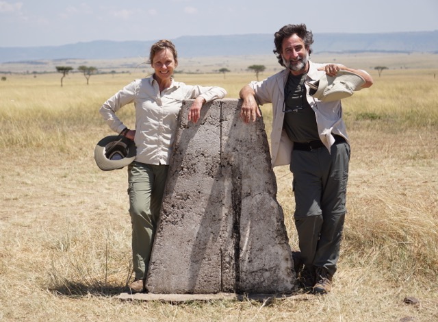 Suzi and her husband, Danny, on their latest African adventure.