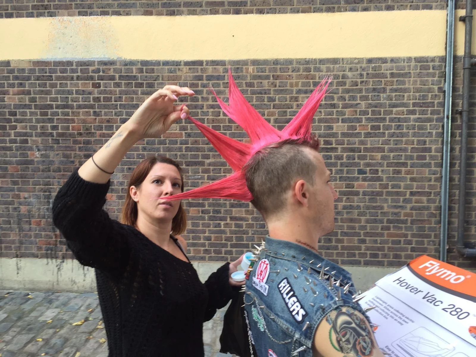 Antonia Trister (Toni) Doing her ting with that amazing hair…..