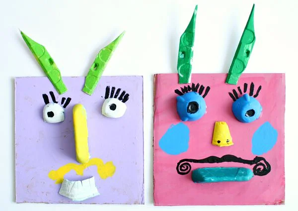 Monster Collage Art from Fantastic Fun and Learning