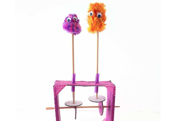 Monster Kinetic Sculpture from Left Brain Craft Brain