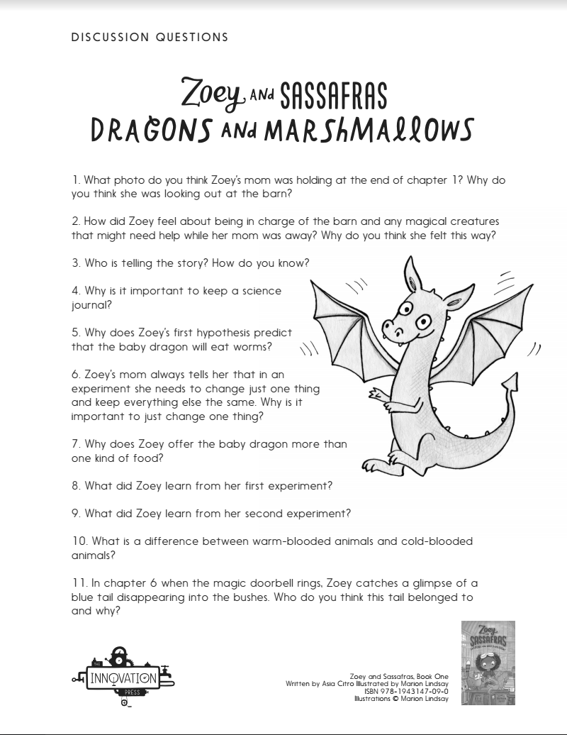 Discussion Questions for Dragons and Marshmallows