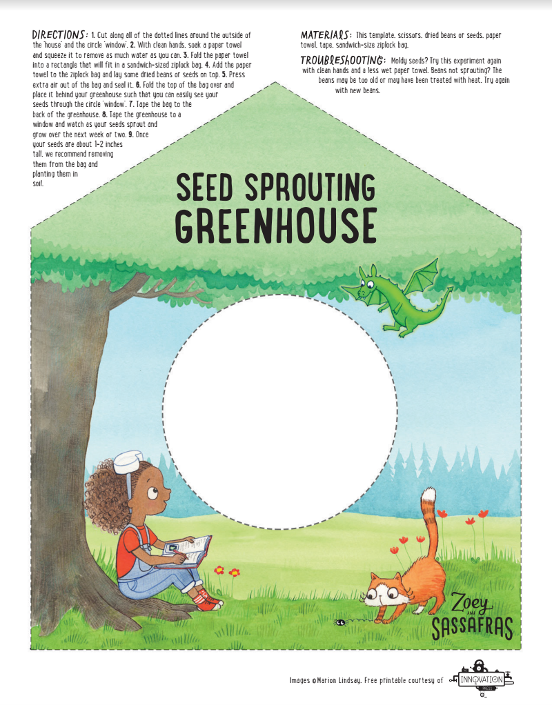 Seed Sprouting Greenhouse Printable