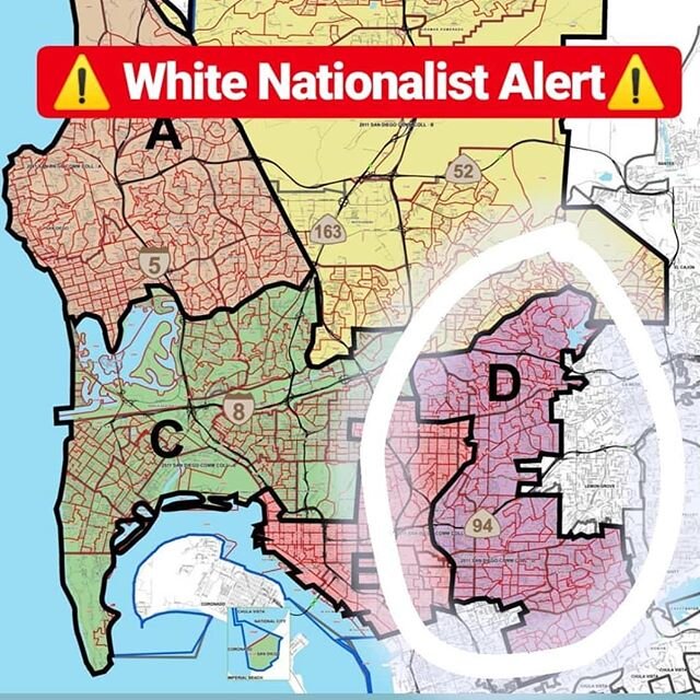 Our Voter Guide team uncovered a White Nationalist running for Community College Trustee. If you are in District D, please do NOT vote for Alex Loupe.... and please spread the word. Doug Porter just published an article with more details: wordsanddee
