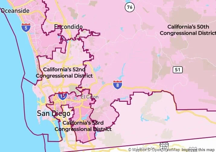 Redistricting Maps and Contacting Your Representatives