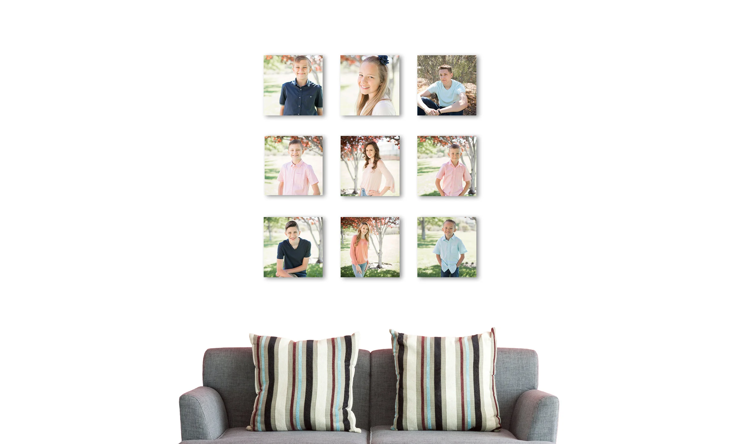 Tic tac toe - available in large and small, canvas and framed prints