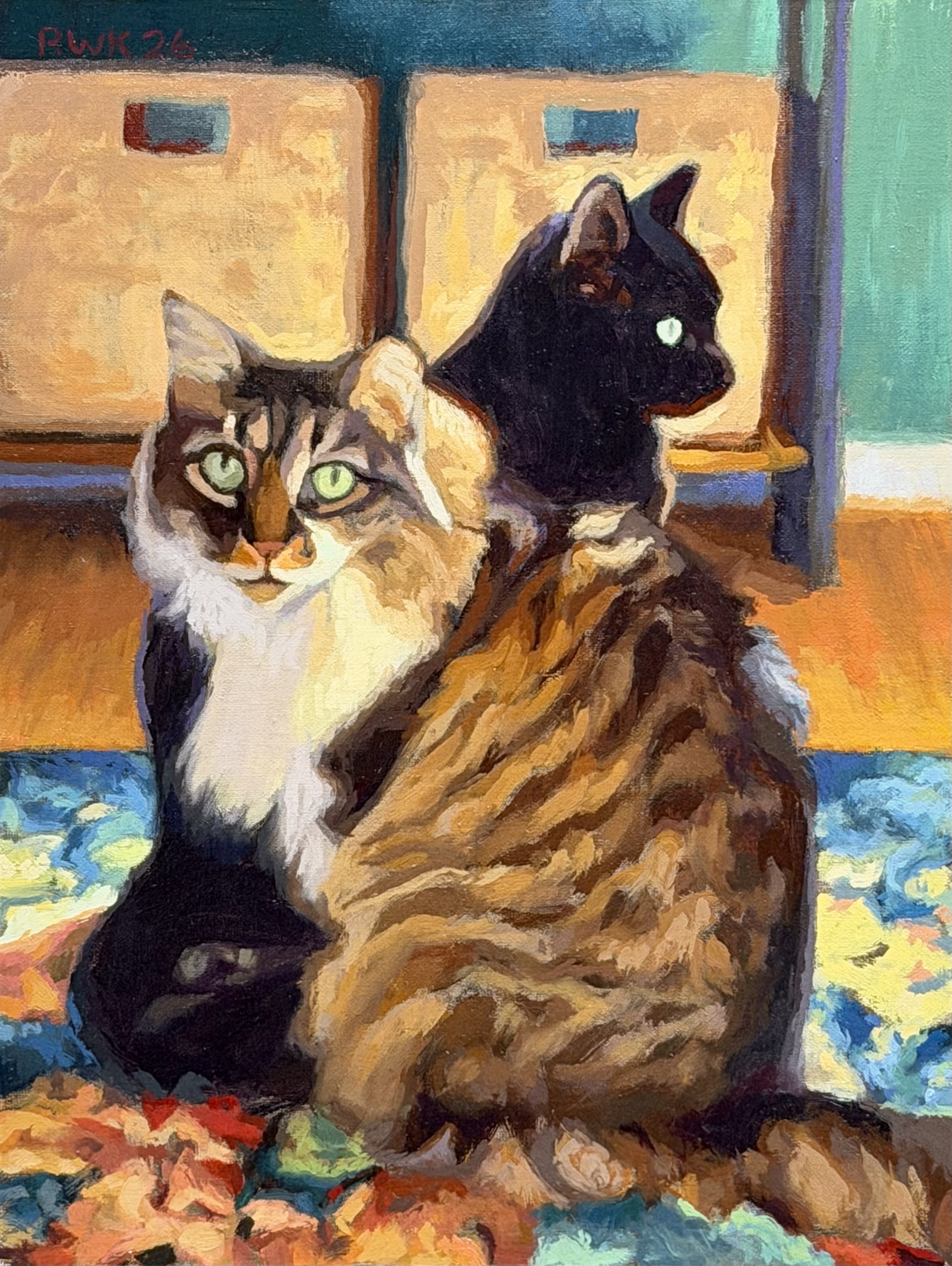 Smidge and Mako, 12x9, 2026.jpeg
