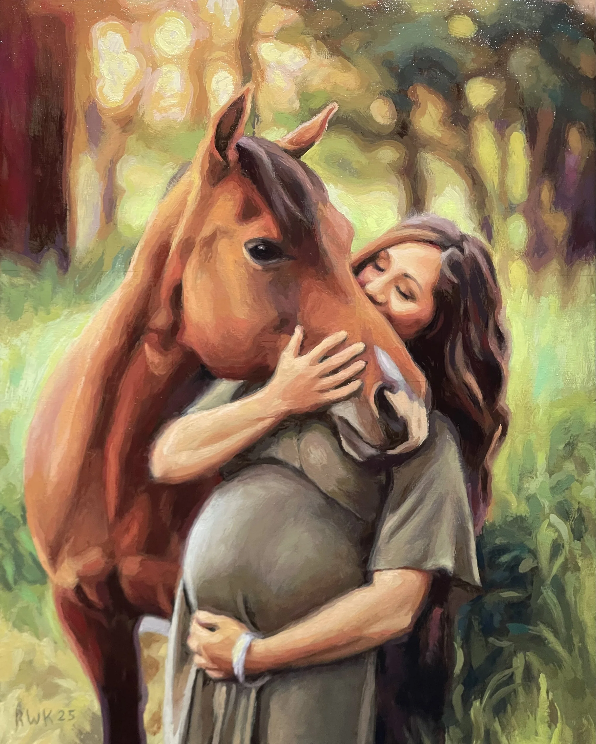 Lauren Horse Commission, 24x18, 2025.jpeg