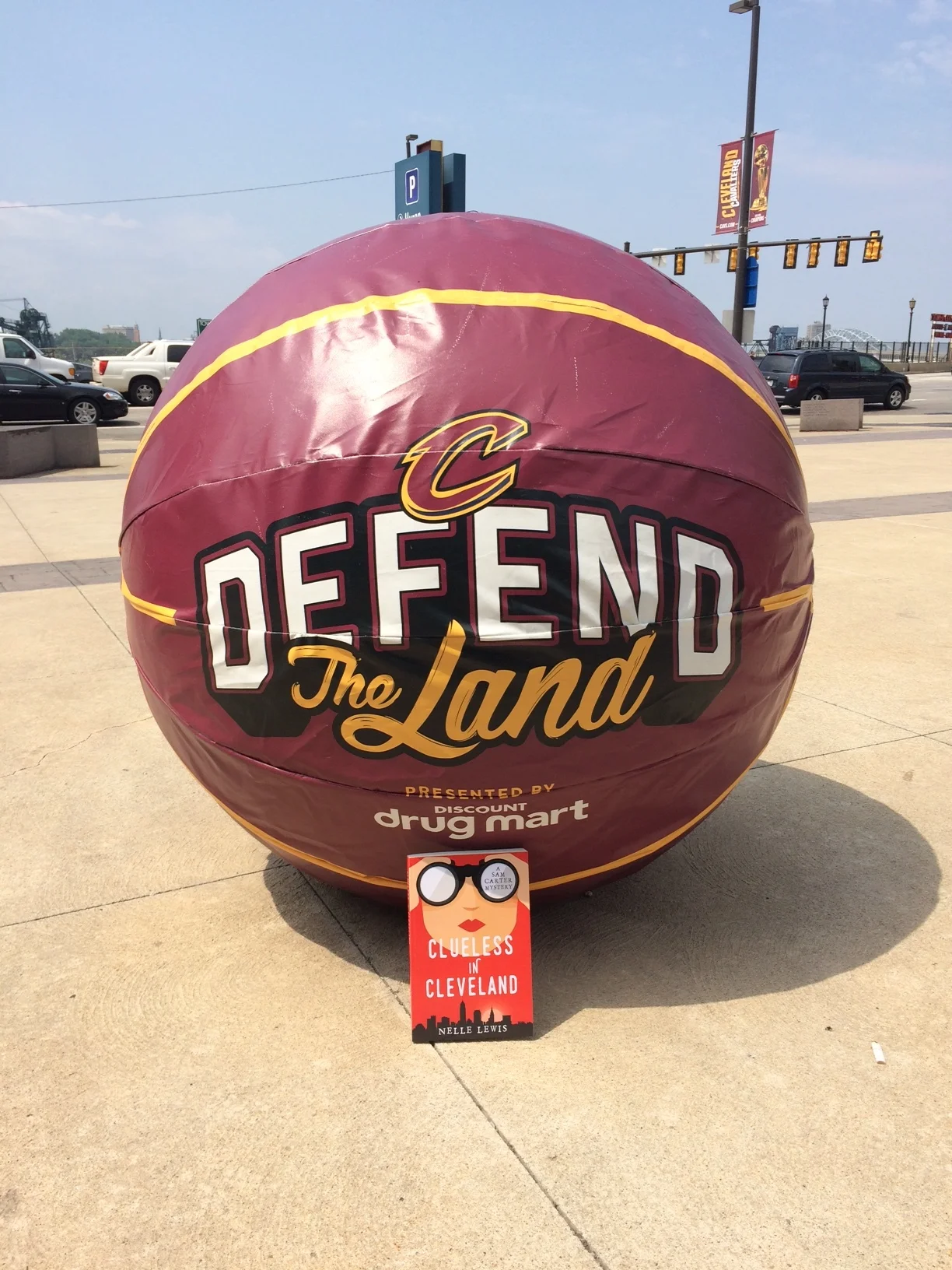 Cavs Ball with Book 1.JPG
