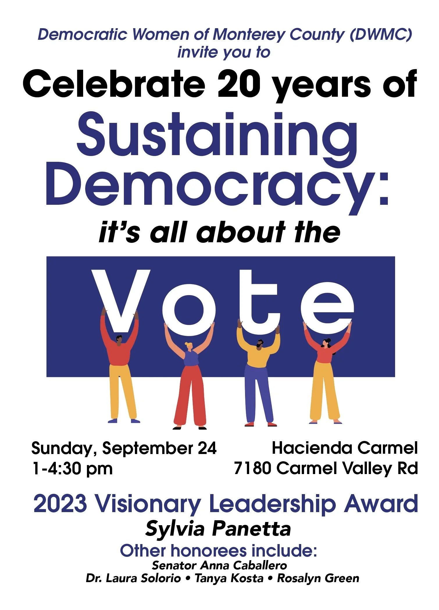 20 Years of DWMC Sustaining Democracy: It's All About the Vote!