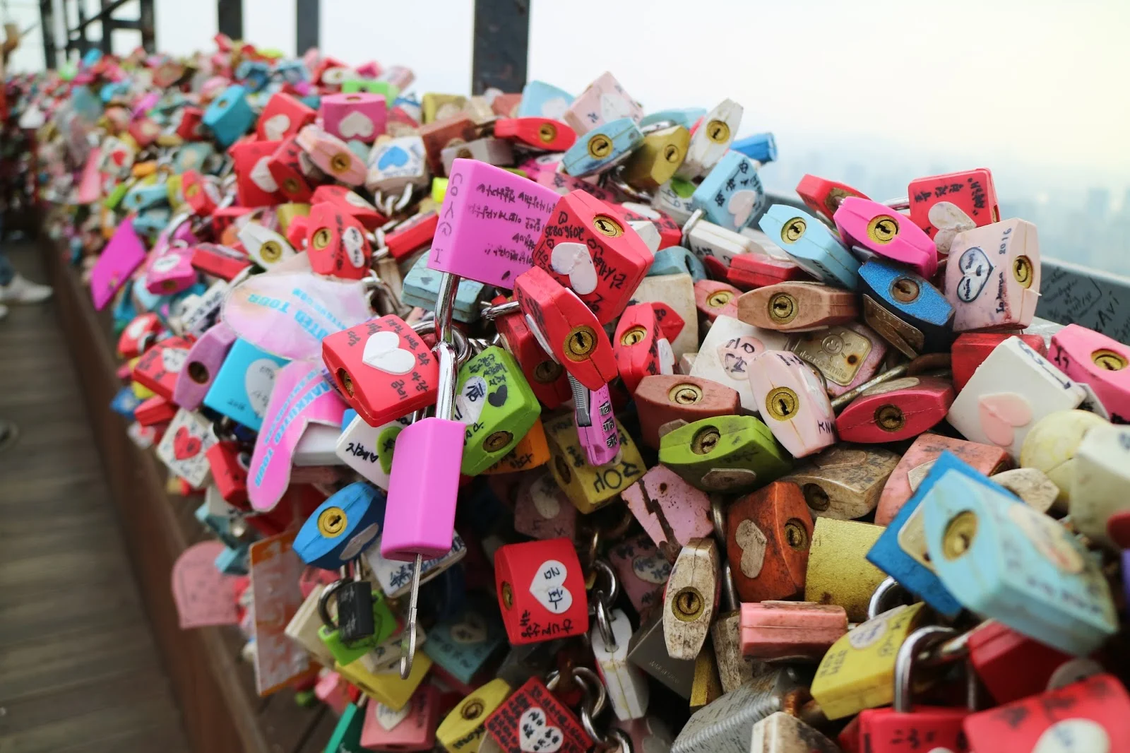 Love Locks at N. Seoul Tower N 서울타워