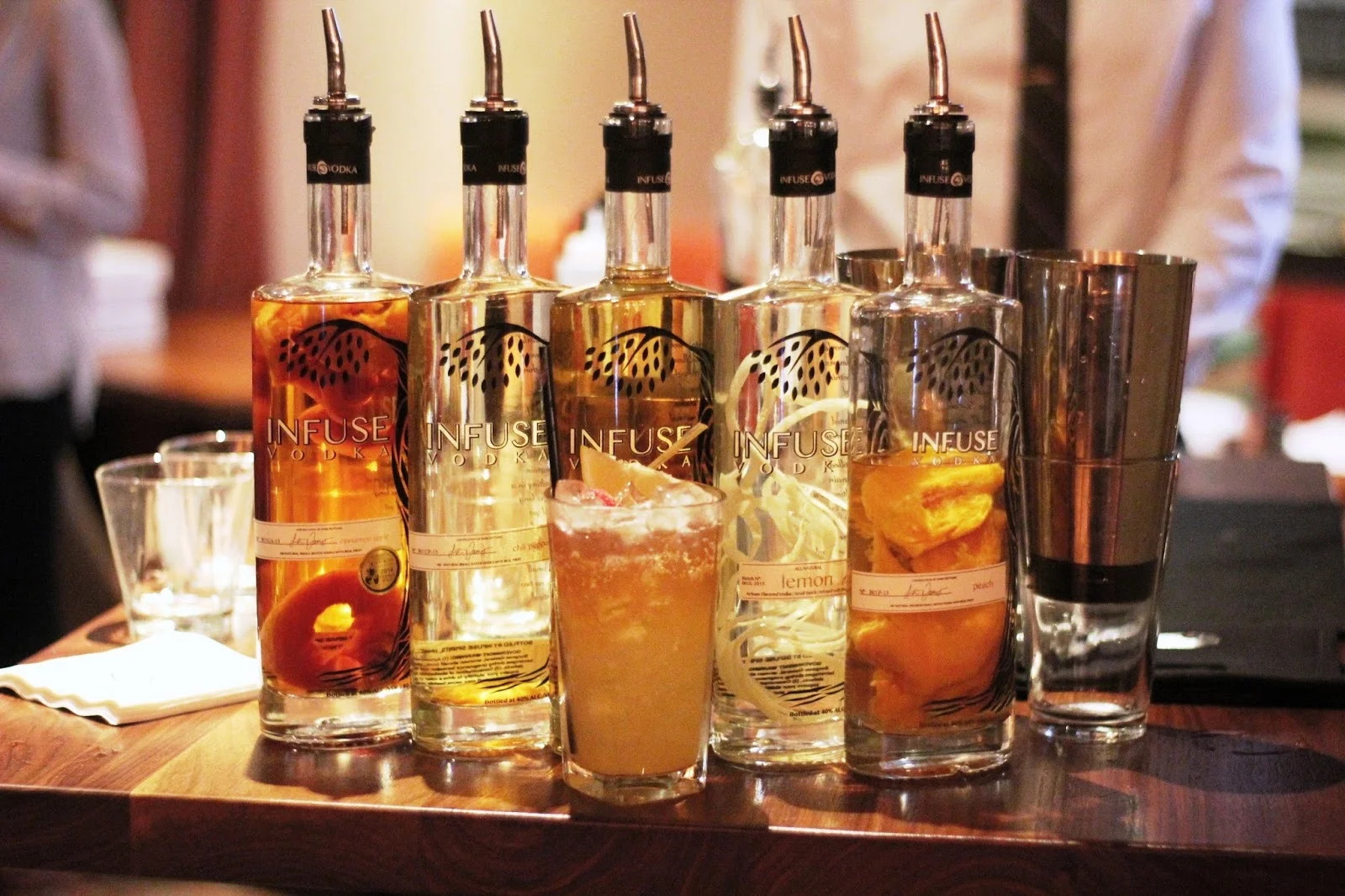 Infuse Vodkas at Del Frisco's Grille in Irvine 