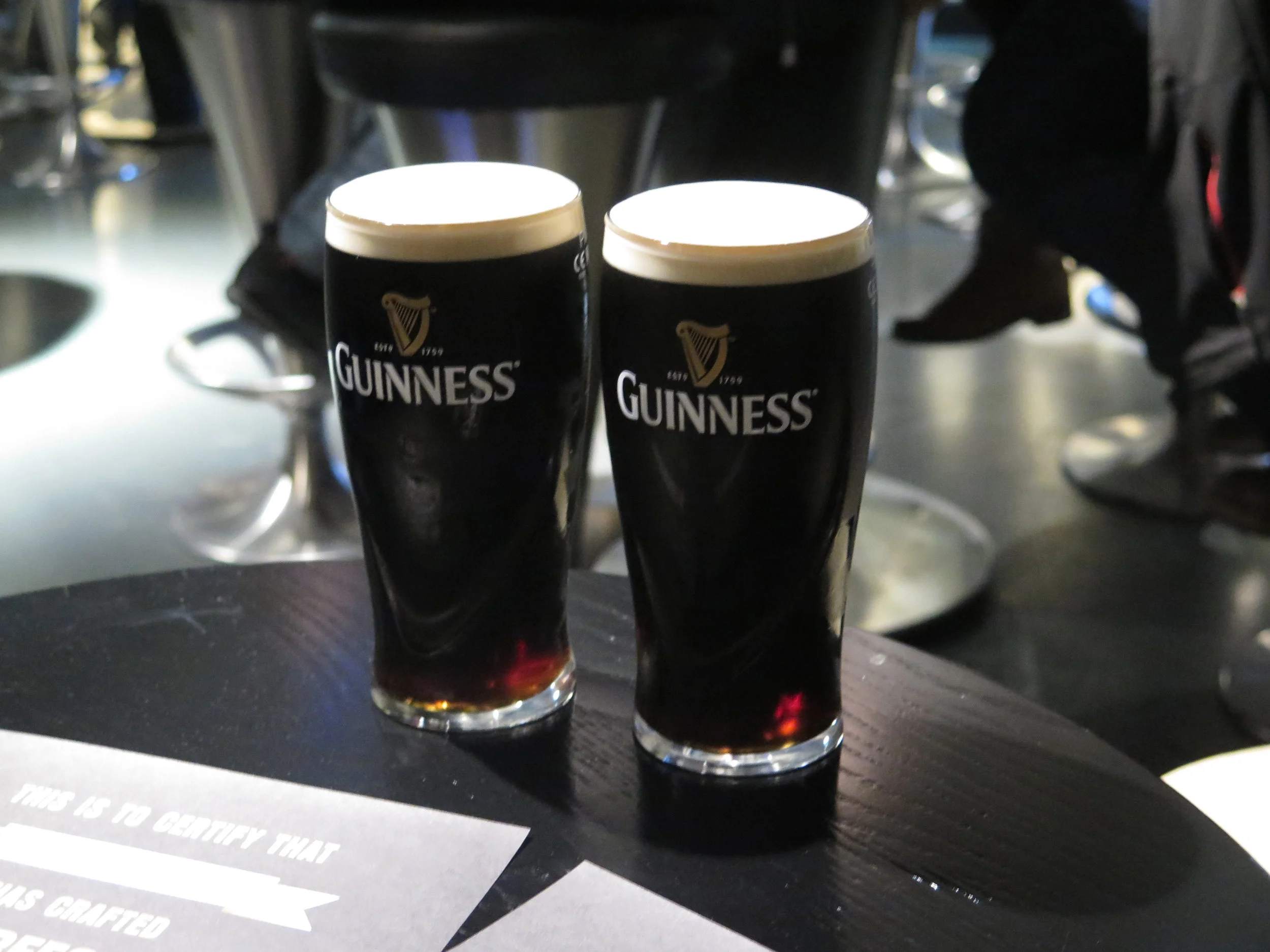 Guinness Storehouse Tour in Dublin, Ireland