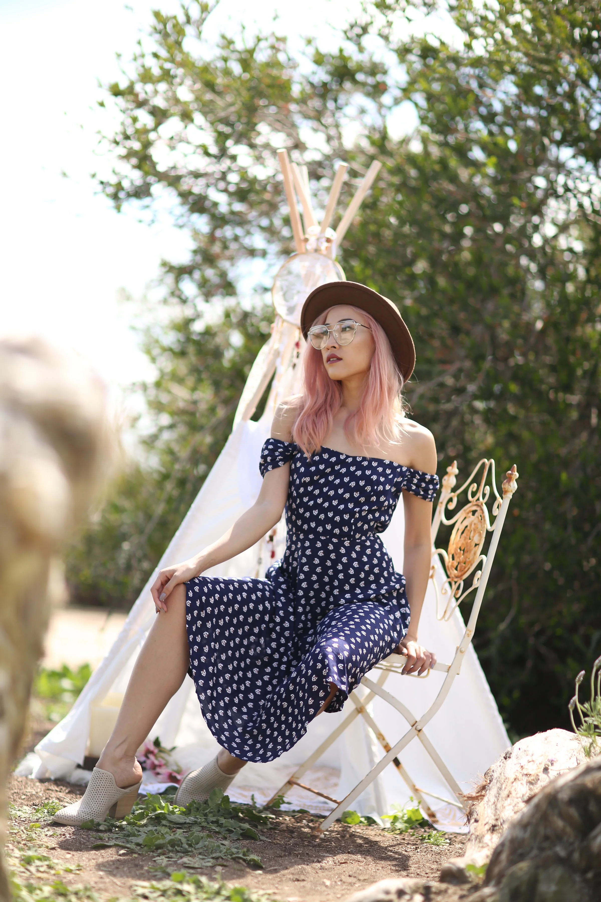 Boho Floral Sundress for Coachella 