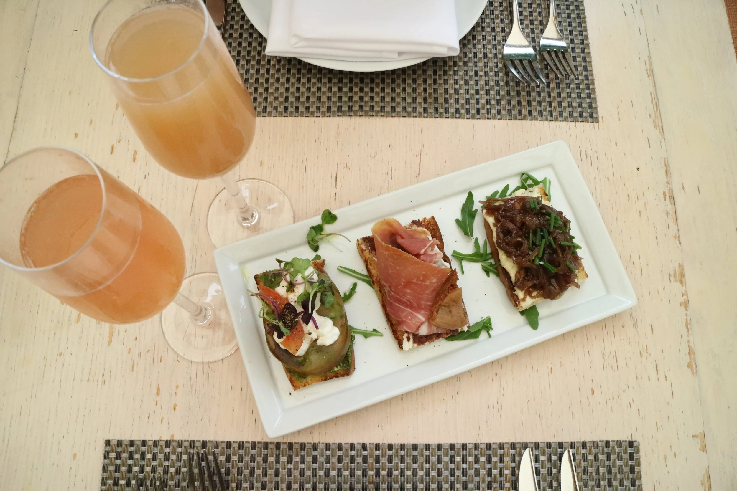 Brunch at Fig & Olive Newport Beach